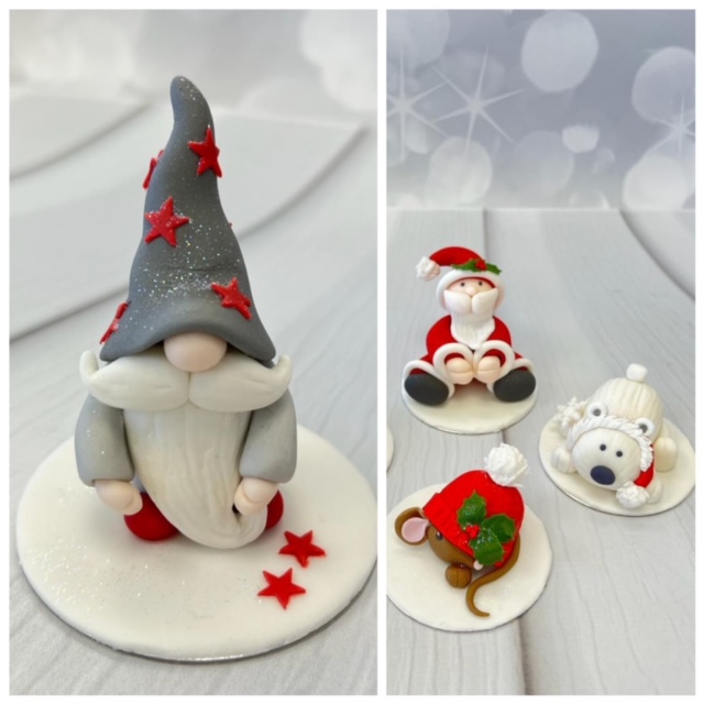 Hiawbon 13 Pieces Christmas Cake Toppers with Santa India | Ubuy