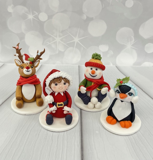 November Saturday Christmas Cake Toppers