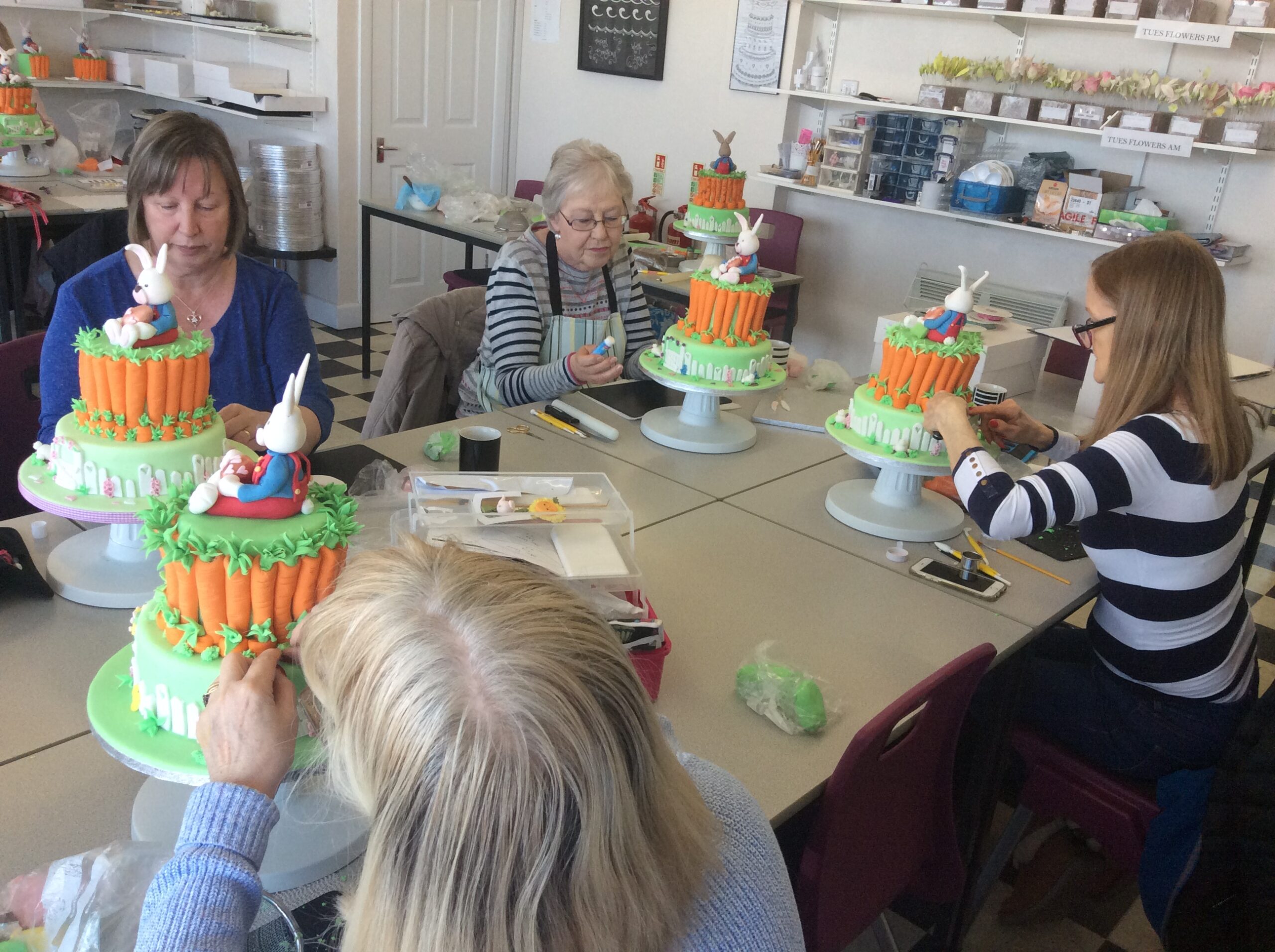 January Thursday Evening Sugar paste & Modelling