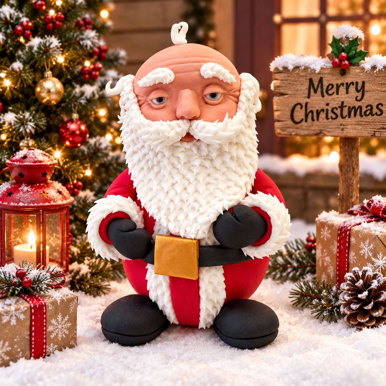November Monday Evening 'Chocolate Santa'